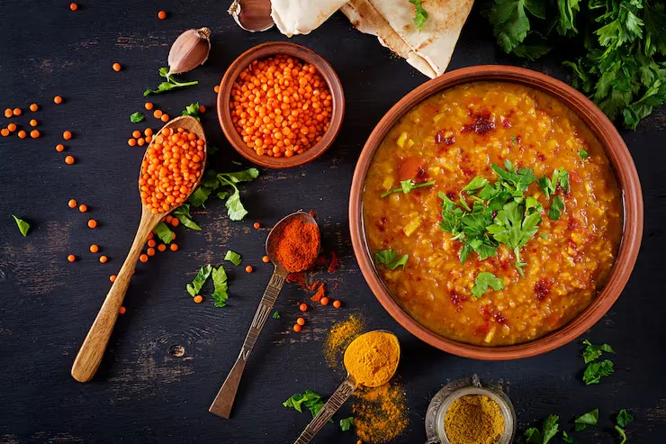 Dalma, Odia lentil and vegetable stew served with rice