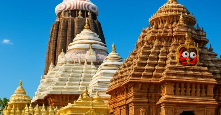Illustration of the Jagannath Temple in Puri, Odisha